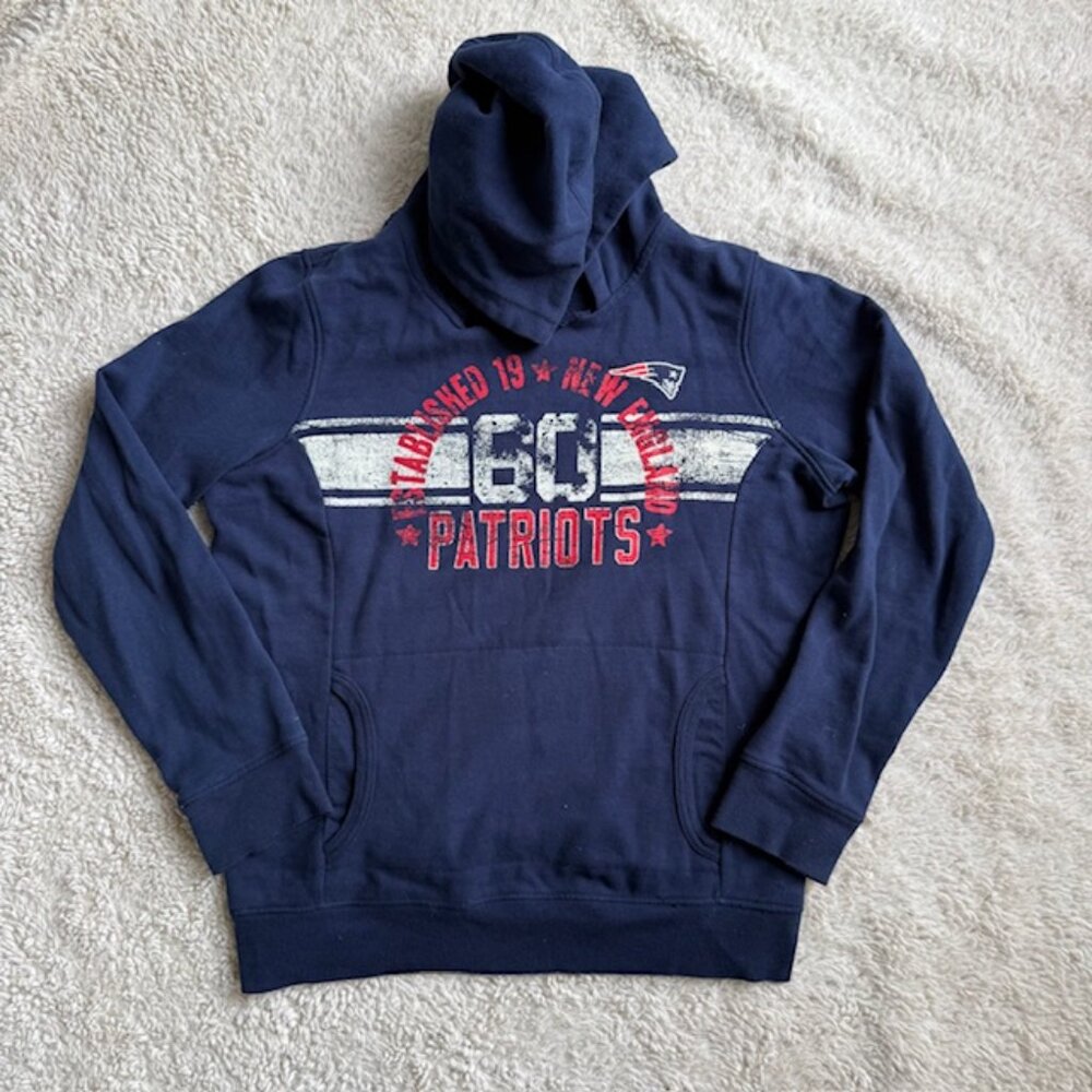 Team Apparel New England Patriots Women's Hoodie- Sz L